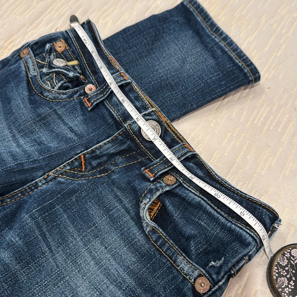 TRUE RELIGION Girls’ Julie Straight Leg Jeans, size 7 - Picture 8 of 16